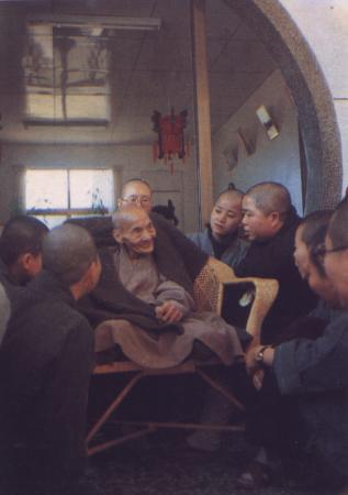 Hòa thượng Quảng Khâm lúc 96 tuổi