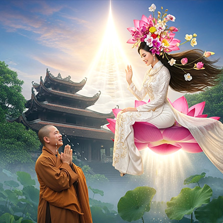 Một Người Mẹ Thoát Địa Ngục Được Sanh Thiên Nhờ Công Đức Xuất Gia Của Con