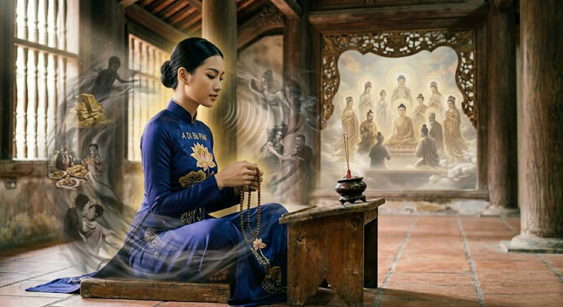 Chưa buông bỏ vọng tưởng, phân biệt, chấp trước, thế nhưng rất tan nhạt, rất nhẹ, không nghiêm trọng, câu Phật hiệu này đích thực có thể khống chế được nó. Người như vậy sanh cõi Phàm Thánh Đồng Cư.
