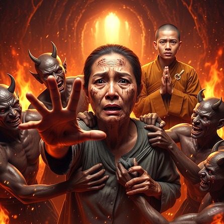 Một Người Mẹ Thoát Địa Ngục Được Sanh Thiên Nhờ Công Đức Xuất Gia Của Con