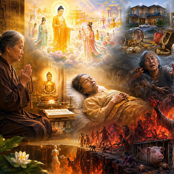 Niệm Phật Nhưng Không Nguyện Về Tây Phương Kiếp Thứ 3 Tái Sanh Vào Ác Đạo